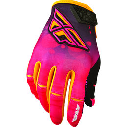 Pink, Orange Fly Racing Womens Kinetic Gloves 2014 Pink Orange