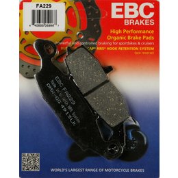 EBC Organic Front Left Brake Pads Single Set ONLY For Kawasaki Suzuki FA229