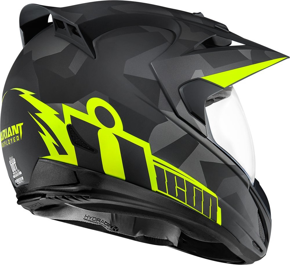 $375.00 Icon Variant Deployed Dual Sport Helmet With #996719