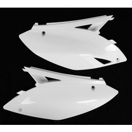 UFO Plastics Side Panels White For Kawasaki KX 250F 450F 09