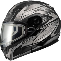 GMax GM64S Carbide Modular Snow Helmet With Dual Pane Shield Black