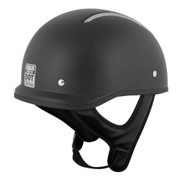 Speed & Strength SS310 Solid Speed Half Helmet Black