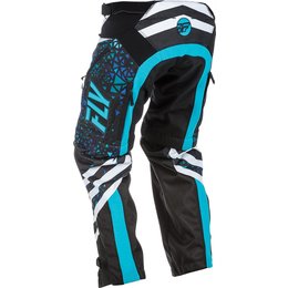 Fly Racing Womens Kinetic Over-the-Boot Convertible MX Pants Blue
