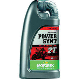 Motorex Power Synt 2T Full Synthetic Oil For 2-Stroke Engines 1 Liter 102241 Unpainted