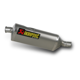 Titanium Akrapovic Slip-on Muffler For Kawasaki Er-6n 09-11 Ninja 650r 09-10