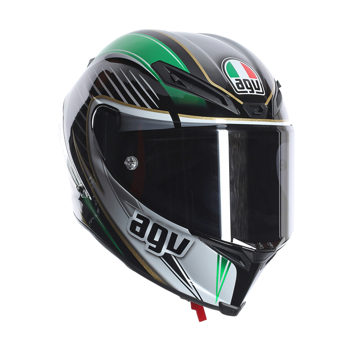 AGV Corsa Racetrack Full Face Motorcycle Helmet with Tear-Off Shield | eBay