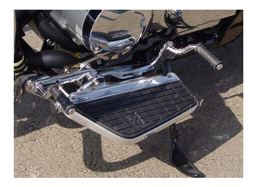 MC Enterprises Floorboards W/ Heel-Toe Shifter Chrome ...