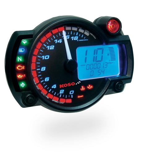 Koso RX 2N GP Style Speedometer Tachometer 0 20000 RPM