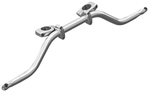 Kuryakyn Adjustable Mustache Bar Chrome Harley FXD 91 09