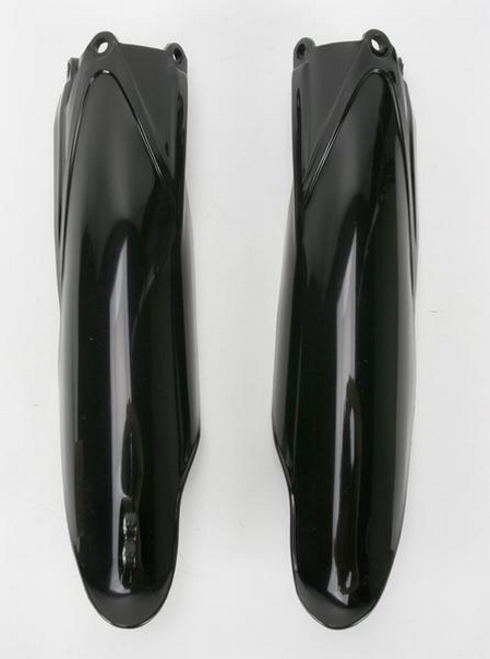 UFO PLASTICS FORK SLIDER PROTECTORS BLACK YAMAHA YZF  