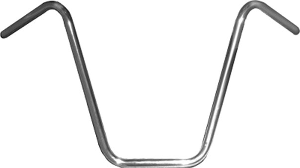 EMGO 7/8 APE HANGER HANDLEBAR 14 INCH RISE CHROME  